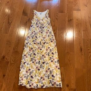 Maternity maxi dress, size Sm